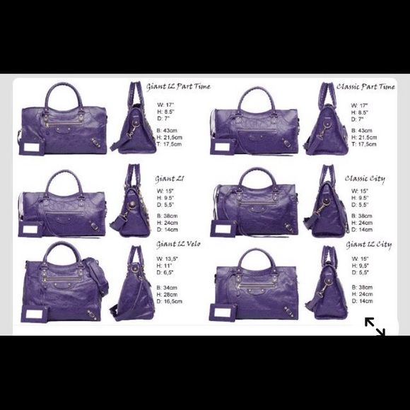 SOLD Balenciaga Lambskin Part Time Bag - Picture 9 of 10